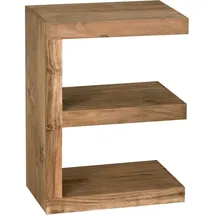 Wohnling Beistelltisch rechteckig Massivholz akazie 44,0 x 30,0 x 60,0 cm, 1 St.