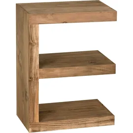 Wohnling Beistelltisch rechteckig Massivholz akazie 44,0 x 30,0 x 60,0 cm, 1 St.