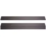 Mendler Windschutz 180 x 100 cm anthrazit WPC 4 St.