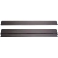 Mendler Windschutz 180 x 100 cm anthrazit WPC 4 St.