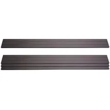 Mendler Windschutz 180 x 100 cm anthrazit WPC 4 St.