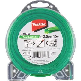 Makita Mähfaden Four Leaf 2,0 mm x 15 m grün