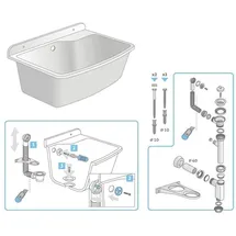Zelvo Maximus Waschtisch 61 x 44 cm (00476)