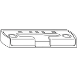 Winkhaus Sicherheitskippschließblech SBK.H.13-30.LS, Eurofalz 30 mm, 13V, links
