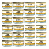 GOURMET Gold Nassfutter mit Thunfisch Mousse für adulte Katzen 24x85 g