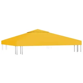 vidaXL Pavillon-Dachplane mit Kaminabzug 310 g/m2 3x3 m Gelb