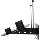 gray steel X7, Helm-Garderobe - Matt-Schwarz