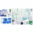 WM-Teamsport Erste Hilfe SET GASTRO DIN 13169 PLUS 4 für größere Betriebe INKL. Augenspülung + Kühlgel + detektierbare Pflaster + Hydrogelverbände & Beatmungshilfe, Hygiene-Gel + Sprühpflaster