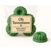 Duftmelt | Oh Tannenbaum - Schöner Tannenduft | 5er Set - Duftwachs | Duftkerzen
