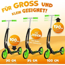 Kesser KESSER® Scooter Roller Kinderroller Cityroller Tretroller Kickroller Kickscooter Stuntscooter klappbar