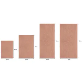 Blumtal Badematte Rosa 60 x 120 cm