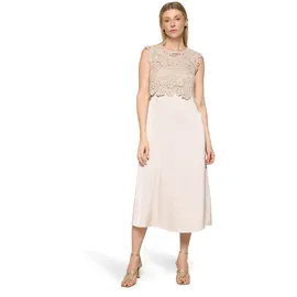 Betty Barclay Midikleid Beige/Grau 42