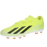 Adidas X Crazyfast League Multi-Ground Boots Fußballschuhe, Solar Yellow/Core Black/Cloud White, 48 2/3 EU