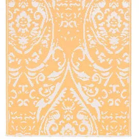vidaXL Outdoor-Teppich Arakil Orangefarben und Blau 120x180 cm PP