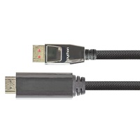 Good Connections Python DisplayPort 1.4/HDMI Kabel 3m 4K UHD@60Hz vergoldet OFC St./St. Schwarz