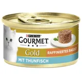 Purina Gourmet Gold Raffiniertes Ragout Thunfisch Nassfutter