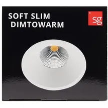 SG ARMATUREN Soft Slim IsoSafe 1LED dimmbar 550lm 2000-2800K weiß