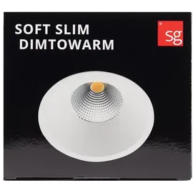 SG ARMATUREN Soft Slim IsoSafe 1LED dimmbar 550lm 2000-2800K weiß