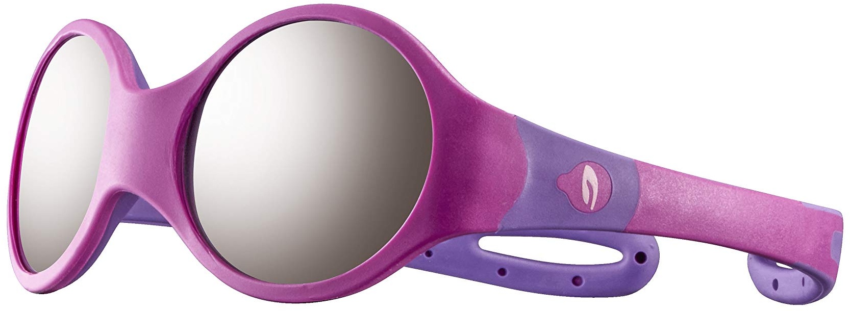 JULBO Baby Girls' Loop L Sunglasses, Dark Pink/Purple, 3-5 ans