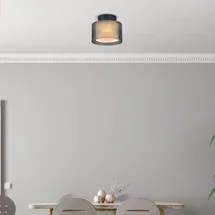 Bankamp Grand 1-flammig grau Aluminium