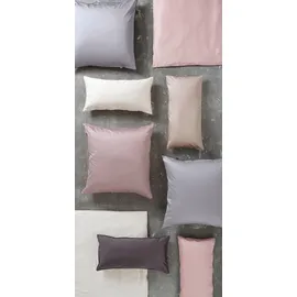 KLEINE WOLKE Linda unifarben Taupe 135 x 200 cm + 80 x 80 cm