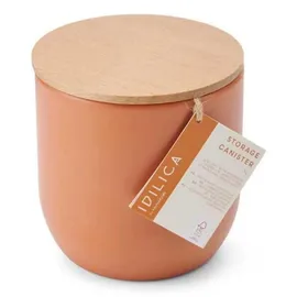 KitchenCraft Idilica runder Vorratsbehälter Terracotta 12 x 12 cm