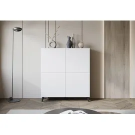 Home Affaire Highboard 120 x 130 x 39 cm Weiß