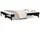 vidaXL Tagesbett 80 x 200 cm Schwarz