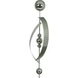 Garden Pleasure Gartenstecker mit 5 Kugeln Edelstahl Silber