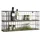 Lifa Living Hängeregal 66,5 x 14,3 x 33,6 cm Schwarz