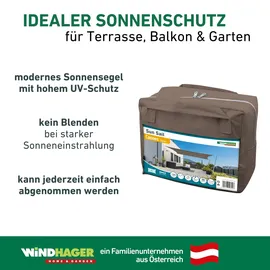 WINDHAGER Sonnensegel Cannes taupe 3 x 4 m