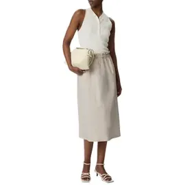 Comma, Midirock Ausgestellter Beige 40