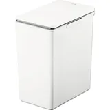 Eko Mülleimer mit Klappdeckel Morandi Touch Bin 20 l weiß - Weiß