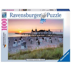 Ravensburger Puzzle Ravensburger 19112 - Ostseebad Ahlbeck, Usedom - 1000 Teile, Puzzleteile