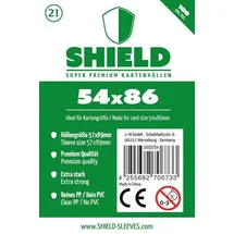 happyshops Shield 21 - 100 Super Premium Kartenhüllen 54x86 mm