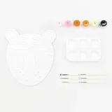 Rico Design Malen nach Zahlen Set 1 St. 6 Acrylfarben Tiger