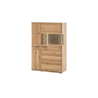 Woodford Highboard Monta ¦ holzfarben ¦ Maße (cm): B: 90 H: 136 T: 37.0