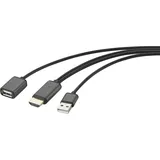 Renkforce RF-4700672 USB / HDMI Adapterkabel Schwarz mit Streaming-Funktion 2.00 m