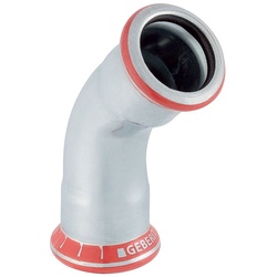 Geberit Mapress C-Stahl Bogen 45°, Außendurchmesser 28mm 20605