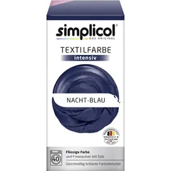 Simplicol Textilfarbe Intensiv nacht-blau 150ML+400G