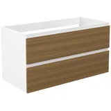 duschspa Waschtisch Unterschrank Waschbeckenunterschrank Waschtischunterschrank Badschrank, 50-120cm Hängeschrank, Matt / Hochglanz 99 cm x 52 cm x 46 cm