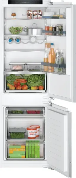 Bosch KIV86SFE0 Serie 4, Einbau-Kühl-Gefrier-Kombination mit Gefrierbereich unten, 177.2 x 54.1 cm, Flachscharnier