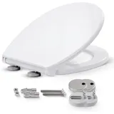 Arebos - Toilettendeckel mit Absenkautomatik Klodeckel Toilettensitz wc Sitz
