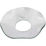 holfeuer crystal design Kerzenmanschette Gewellt Glas Transparent