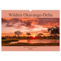 Calvendo Wildnis Okavango-Delta (Wandkalender 2026 DIN A3 quer), CALVENDO