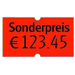 Printer Labels AS Etiketten »Sonderpreis« für Preis-/Warenauszeichner rot