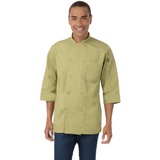 Chef Works Herren Marokko Kochmantel Kochjacke, Lime, X-Large - XL