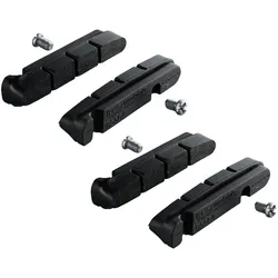 Shimano R55C4 Bremsbeläge, 2 Paar, für Cartridge-Bremsschuhe, Alufelge, hohe Bremskraft bei Nässe & Trockenheit, kompatibel mit Dura-Ace, Ultegra, 105