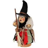 Dekohelden24 Räucher-Hexe, ca. 19 cm