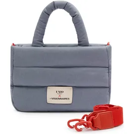 LES VISIONNAIRES Unio Cortina S Henkeltasche Baumwolle Blue Denim/Grey